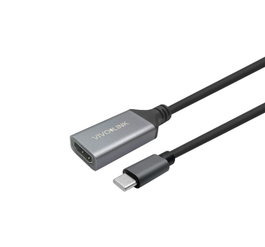 Vivolink Cable USB-C a HDMI hembra 1m Negro