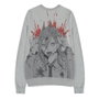 Difuzed Chainsaw Man Sudadera Power Grey Melange