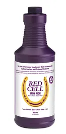 Vetnova Red Cell Equino - Suplemento Multivitamínico y de Hierro para Caballos, para Rendimiento y Recuperación - 900 ml