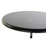 DKD Home Decor Mesita Auxiliar Regulable de Metal y Madera 60x60x105 cm