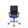 PIQUERAS Y CRESPO Silla de oficina Zulema Azul con mecanismo Sincro/Traslack