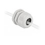DeLOCK Prensaestopas PG16 para dos cables redondos, Gris, 2 piezas