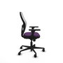 PIQUERAS Y CRESPO Silla de oficina Jorquera Morado y Blanco