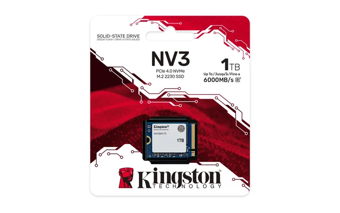 Kingston NV3 SSD 1TB M.2 2230 PCIe 4.0 NVMe