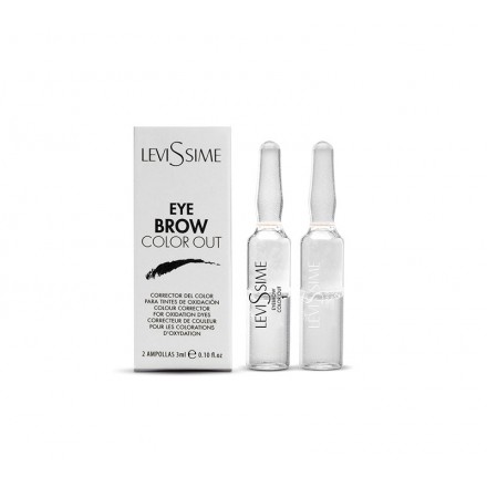 Levissime Eye Brow Color Out 2 Ampollas 3ml Levissime Eye Brow Color Out 2 Ampollas 3ml
