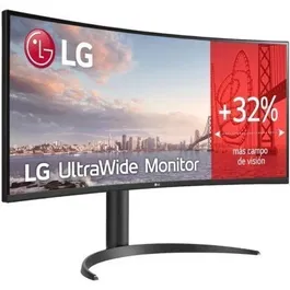 LG Monitor Profesional Ultrapanorámico Curvo 34WR55QK-B 34" WQHD Regulable en altura Negro