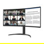 LG 34WR55QK-B 86,4cm/34" 3440x1440 21:9 VA 5ms 100Hz HDMI DisplayPort USB-C USB VESA Curved PBP Black