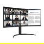 LG 34WR55QK-B 86,4cm/34" 3440x1440 21:9 VA 5ms 100Hz HDMI DisplayPort USB-C USB VESA Curved PBP Black