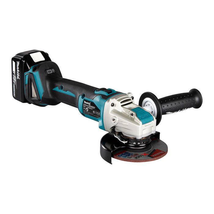 Makita DGA521ZX1 X-Lock Amoladora Angular a Batería, Disco 12,5 cm, Motor sin Escobillas
