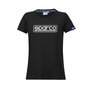Sparco Camiseta Lady Frame Negra Talla S