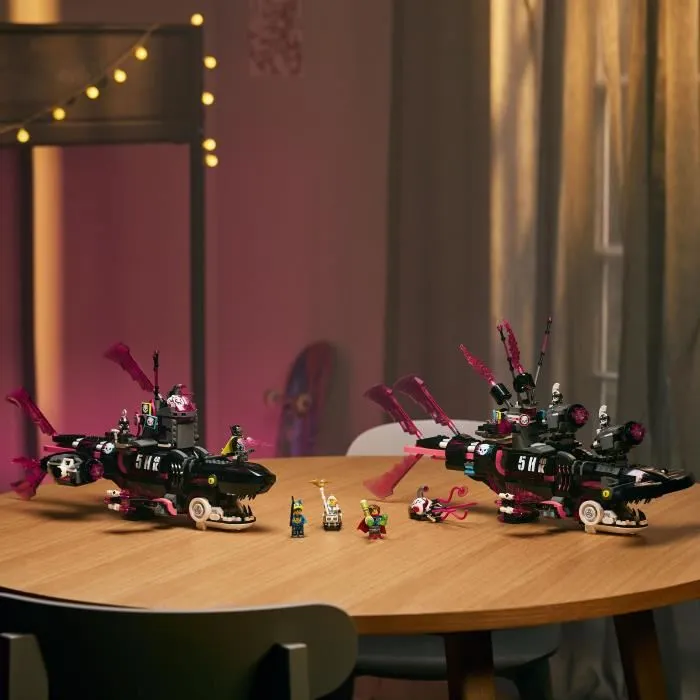 LEGO 71500 DREAMZzz Submarino Tiburón de las Pesadillas, Juego de Construcción, 1413 Piezas, Edad 9+