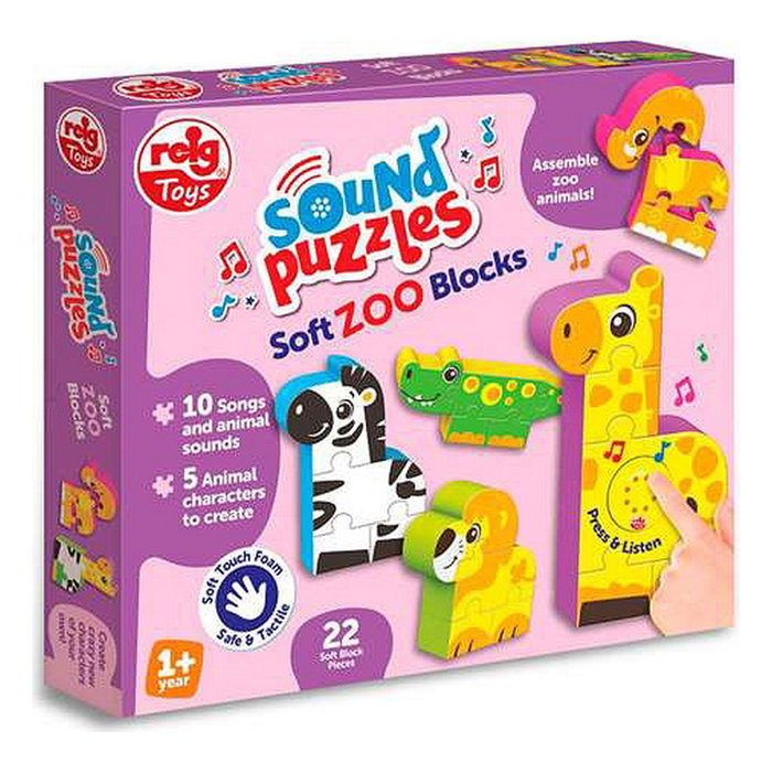 Reig Sound Puzzles – Zoo Blocks-Figures Reig Sound Puzzles – Zoo Blocks-Figures