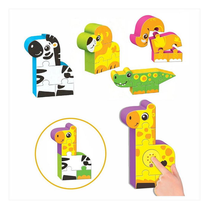 Reig Sound Puzzles – Zoo Blocks-Figures Reig Sound Puzzles – Zoo Blocks-Figures