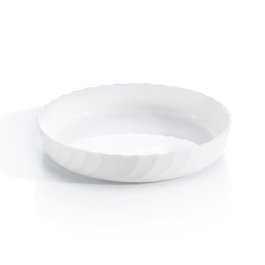 Luminarc Fuente Redonda Opal Trianon 26 cm Blanco