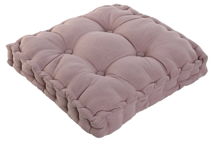 DKD Home Decor Cojín Algodón Poliéster Rosa Palo 42x42x8 cm DKD Home Decor Cojín Algodón Poliéster Rosa Palo 42x42x8 cm