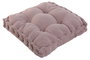 DKD Home Decor Cojín Algodón Poliéster Rosa Palo 42x42x8 cm