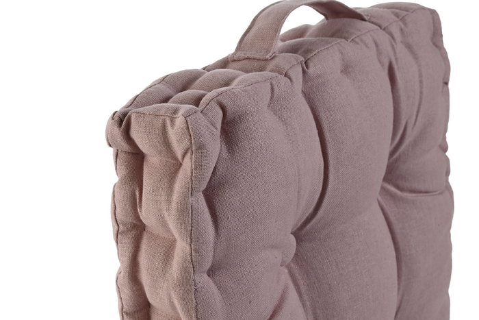 DKD Home Decor Cojín Algodón Poliéster Rosa Palo 42x42x8 cm DKD Home Decor Cojín Algodón Poliéster Rosa Palo 42x42x8 cm