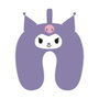 Cerdá Cojín de Viaje con Aplicaciones Hello Kitty y Kuromi Púrpura