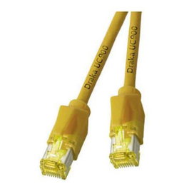 EFB Elektronik K8560GE.0,25 Patchkabel RJ45 Cat6a S/FTP Amarillo 0,25m
