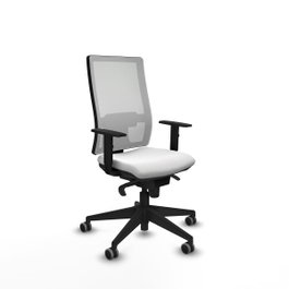 PIQUERAS Y CRESPO Silla de oficina Horna con mecanismo Sincro, color Blanco