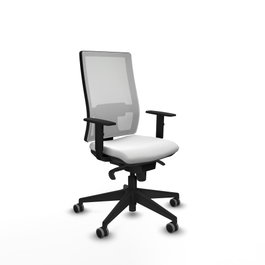 PIQUERAS Y CRESPO Silla de oficina Horna con mecanismo Sincro, color Blanco