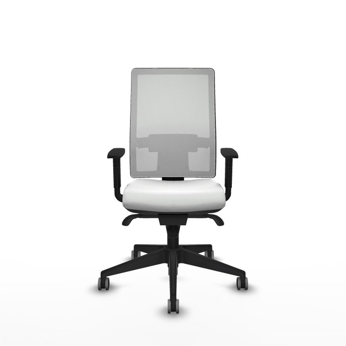 PIQUERAS Y CRESPO Silla de oficina Horna con mecanismo Sincro, color Blanco