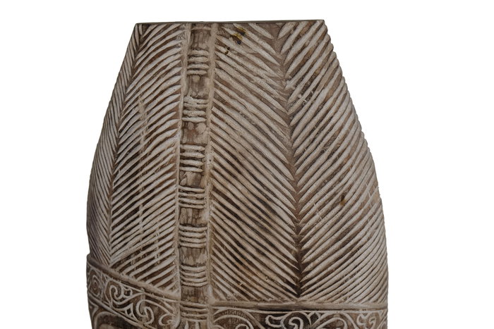 DKD Home Decor Figura Suar y Hierro Máscara Tribal