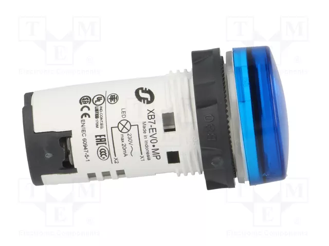 SCHNEIDER ELECTRIC Lámpara de control Harmony XB7 Azul 230V