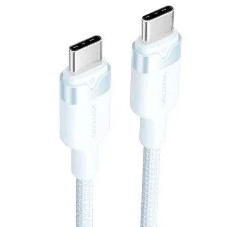 Vention TRDSF Cable USB 2.0 Tipo-C Macho a Tipo-C Macho 60W 1m Azul