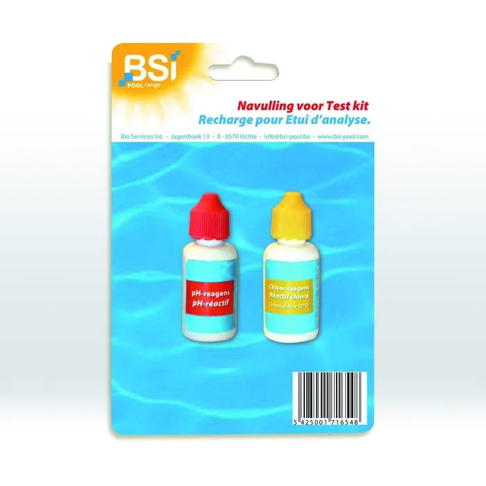 BSI Kit Analizador de Agua para Piscinas SUN5425001716395 - Test de pH y Cloro - Análisis Rápido y Fácil para Equilibrio del Agua