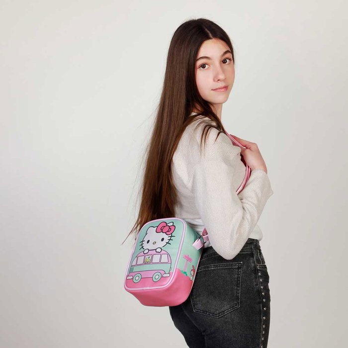 Karactermania Bolso Bandolera XS Hello Kitty Van Verde Karactermania Bolso Bandolera XS Hello Kitty Van Verde