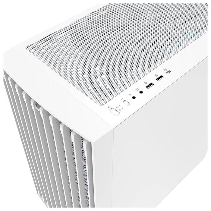 Modecom Breeze ARGB Flow Blanca Caja Ordenador ATX Ventilación 3x140mm ARGB USB-C Modecom Breeze ARGB Flow Blanca Caja Ordenador ATX Ventilación 3x140mm ARGB USB-C