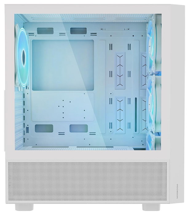 Modecom Breeze ARGB Flow Blanca Caja Ordenador ATX Ventilación 3x140mm ARGB USB-C Modecom Breeze ARGB Flow Blanca Caja Ordenador ATX Ventilación 3x140mm ARGB USB-C