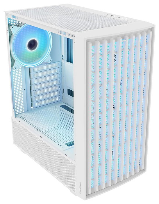 Modecom Breeze ARGB Flow Blanca Caja Ordenador ATX Ventilación 3x140mm ARGB USB-C Modecom Breeze ARGB Flow Blanca Caja Ordenador ATX Ventilación 3x140mm ARGB USB-C