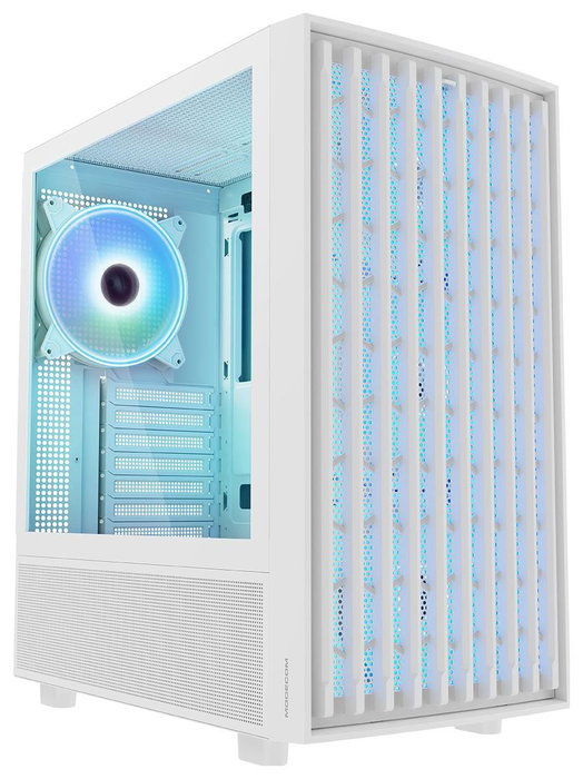 Modecom Breeze ARGB Flow Blanca Caja Ordenador ATX Ventilación 3x140mm ARGB USB-C Modecom Breeze ARGB Flow Blanca Caja Ordenador ATX Ventilación 3x140mm ARGB USB-C