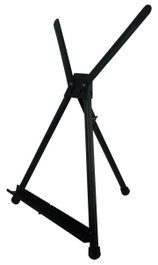 TALENS ART CREATION Caballete de Sobremesa Plegable de Aluminio Negro con Bolsa