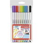 Stabilo Pen 68 Brush Estuche de 10 Colores con Punta de Pincel
