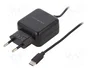 Qoltec Cargador de red con cable USB 3.1 tipo C de 12W