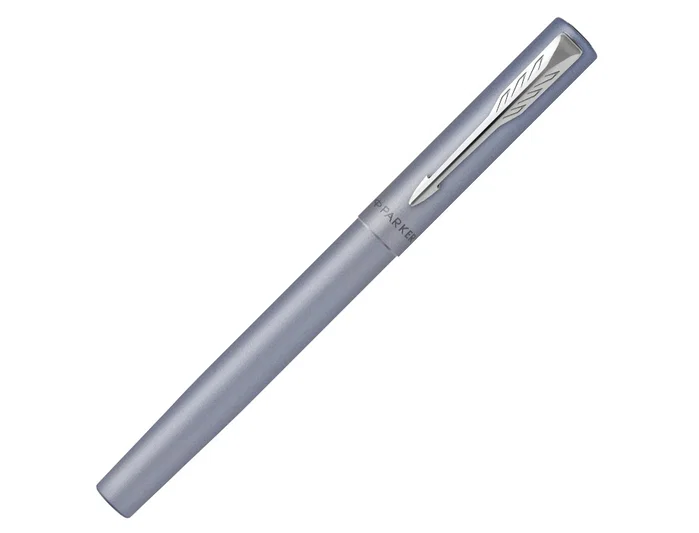 PARKER Roller Vector XL Azul Plata Punta Fina PARKER Roller Vector XL Azul Plata Punta Fina