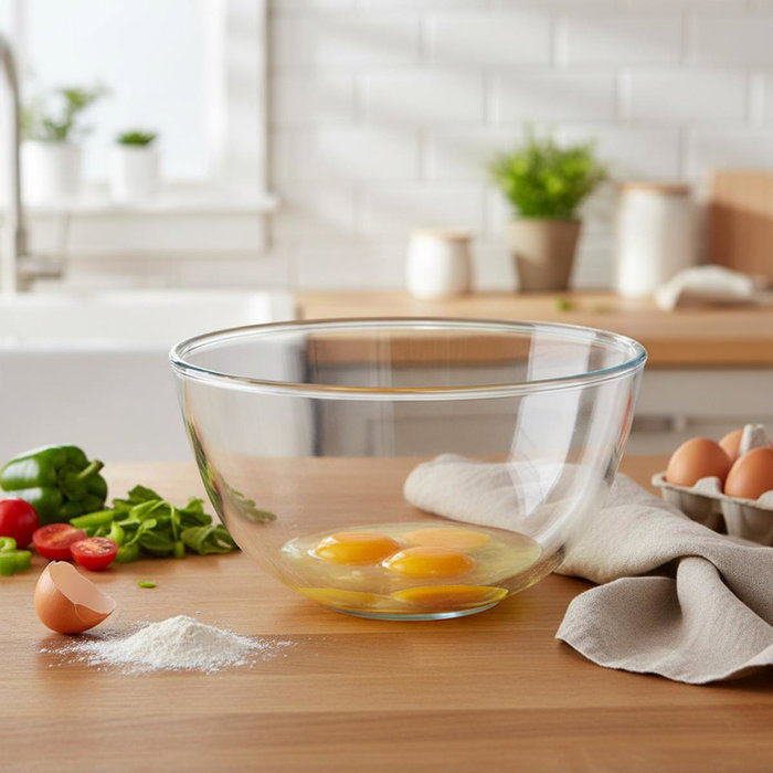 Ô Cuisine Bol de mezclas de vidrio 2L