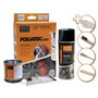 Foliatec Kit Pintura para Pinzas de Freno Midnight Negra 3 Componentes