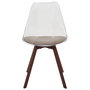 Home Deco Factory Silla Tra. Con Cojín Scott Taupé Plástico