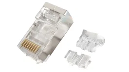 Phasak Conector RJ45 Cat. 6a STP con Guía AWG24 (Pack 10)