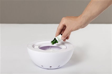 Duux DUAP02 Purificador de Aire Sphere Blanco con Difusor de Aceites Esenciales