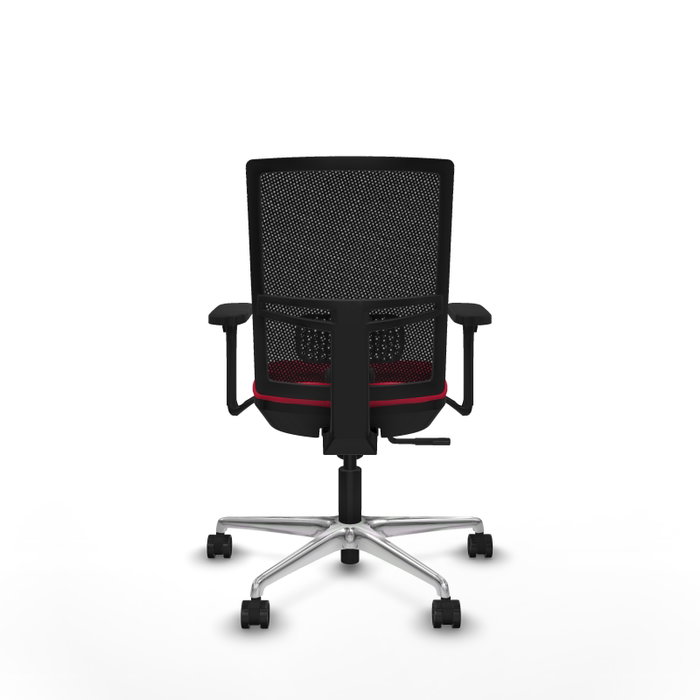 PIQUERAS Y CRESPO Silla de oficina Yunquera con mecanismo Sincro, Rojo y Negro PIQUERAS Y CRESPO Silla de oficina Yunquera con mecanismo Sincro, Rojo y Negro