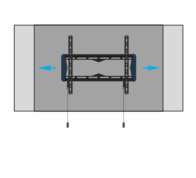 B-Tech BT5441 Montaje de Pared Plano para Pantalla (VESA 400x400mm) hasta 50kg