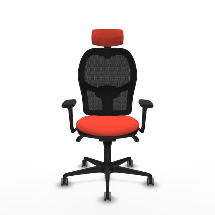 PIQUERAS Y CRESPO Silla de oficina Jorquera Naranja y Negro PIQUERAS Y CRESPO Silla de oficina Jorquera Naranja y Negro