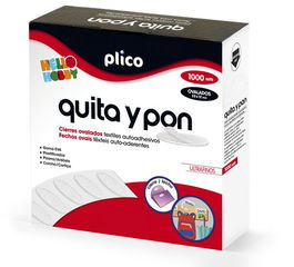 Velcro Adhesivo Plico Quita Y Pon Ovalado 1000 Unidades