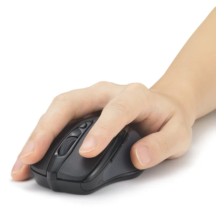 Kensington MY310 EQ Ratón Ergonómico Inalámbrico 2.4 GHz para Oficina, 1600 DPI, 6 Botones, Diseño Sostenible con 59% Reciclado, Compatible con Windows, macOS, Chrome OS