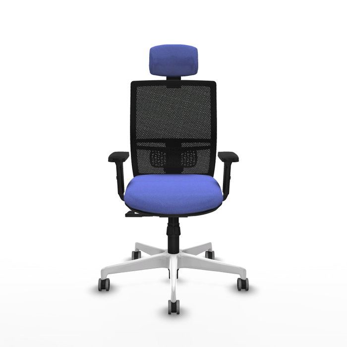 PIQUERAS Y CRESPO Silla de oficina Yunquera Azul claro y Negro